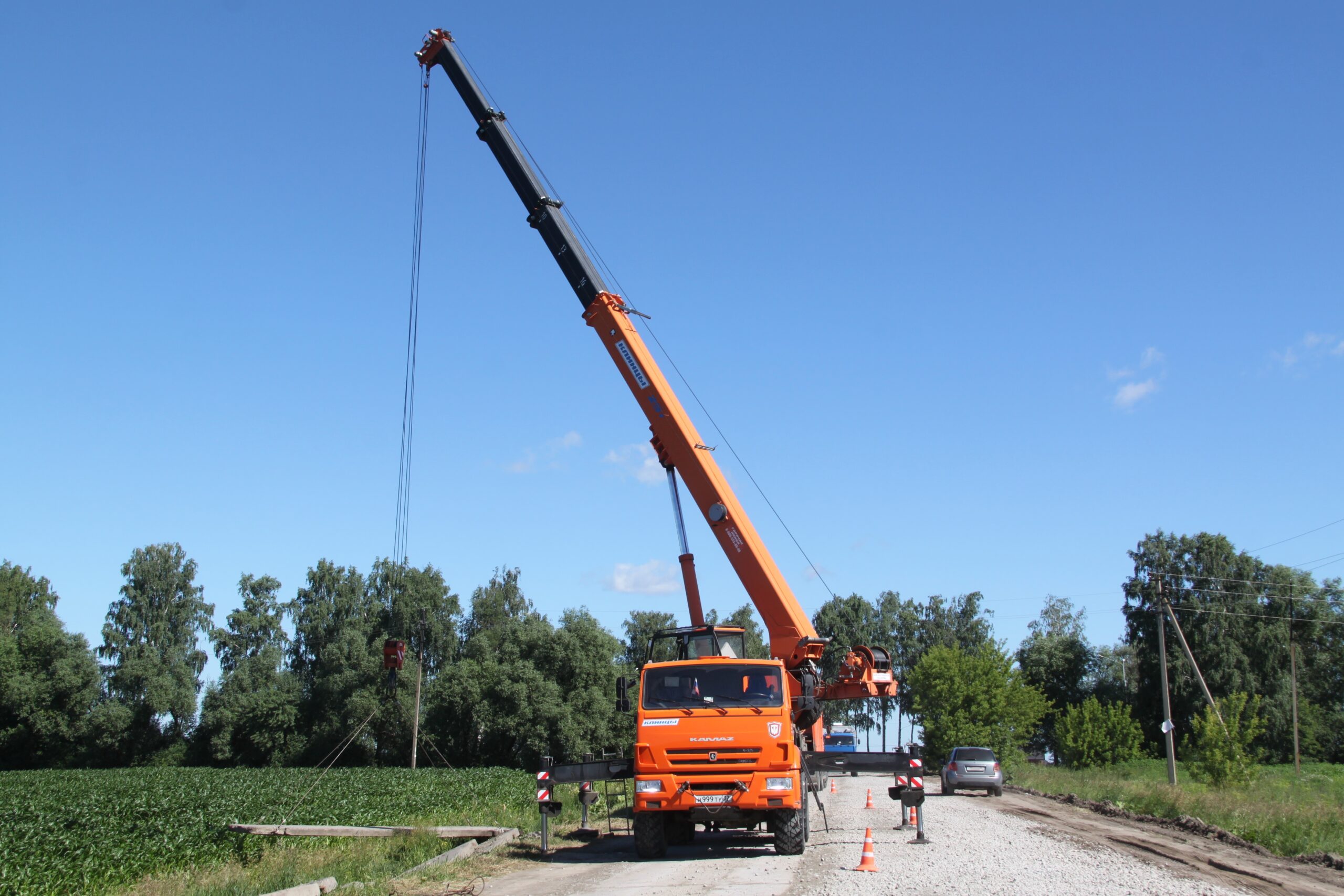 В Брянской области капитально ремонтируют участок автодороги «Брянск-Смоленск»-Теменичи