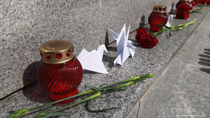 В Брянске прошла акция ко Дню памяти детей, погибших в ходе войны на Донбассе