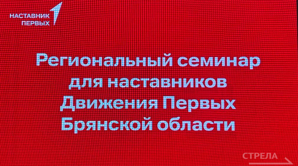 В Брянске открылся региональный семинар для наставников Движения Первых