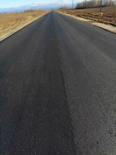 В Брянской области ремонтируют участок автодороги Красная Гора-Николаевка