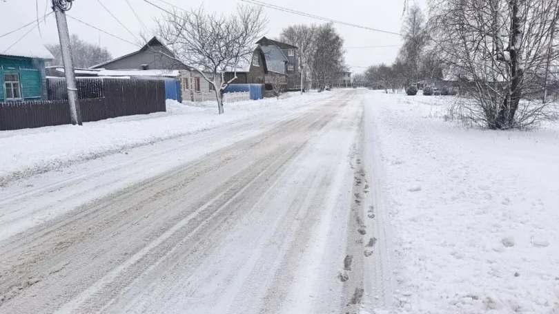 В Брянской области оперативно убирают дороги от снега