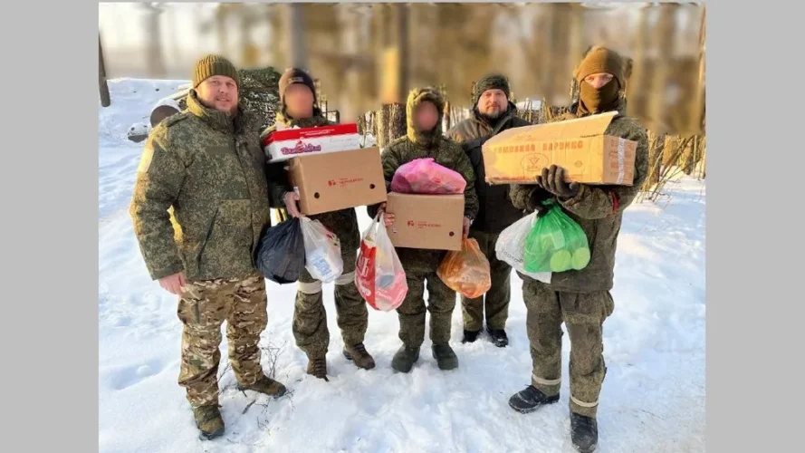 Брянские священники поздравили бойцов группировки «Север» с Крещением