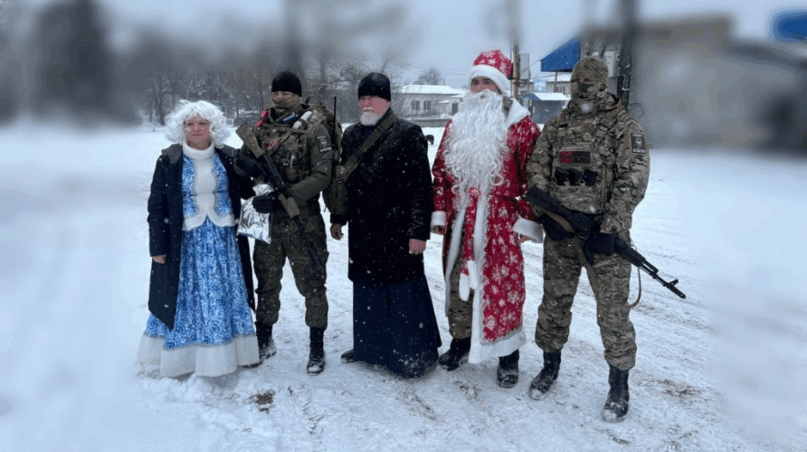Священник Брянской епархии с волонтёрами посетил бойцов в ЛНР