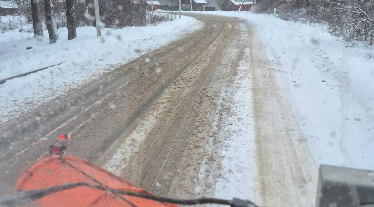 В Брянской области проводятся  работы по очистке от снега