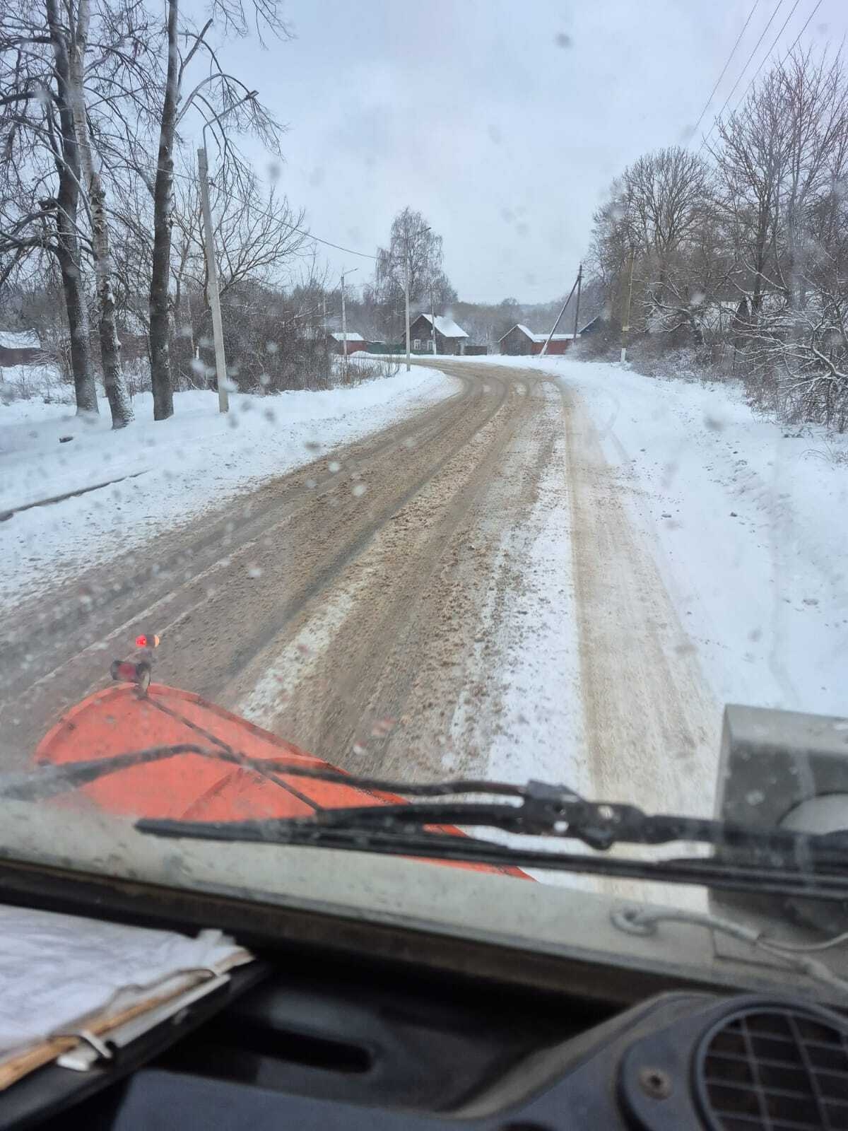 В Брянской области проводятся  работы по очистке от снега