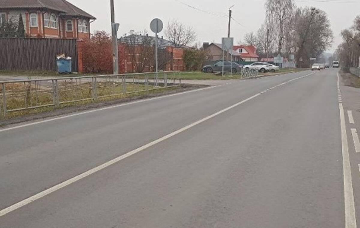В Выгоничах Брянской области капитально отремонтировали дорогу