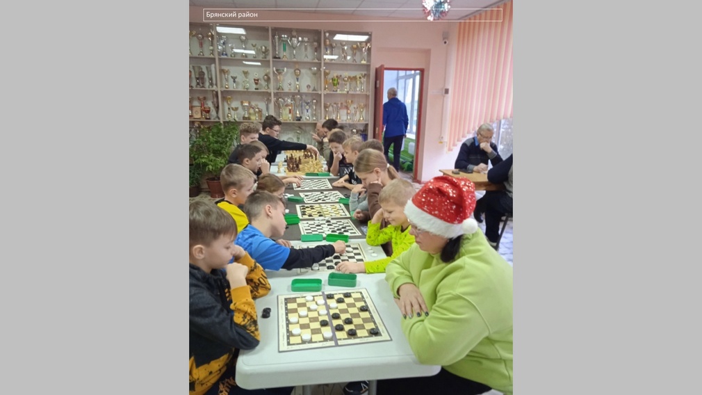 В МФОК Брянского района прошел новогодний турнир по шахматам и шашкам