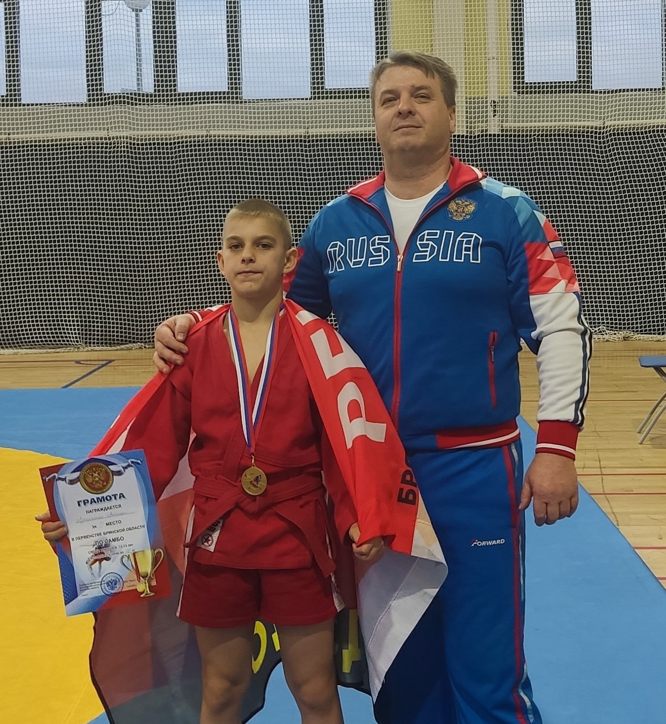 Речицкий самбист – чемпион Брянской области по самбо!