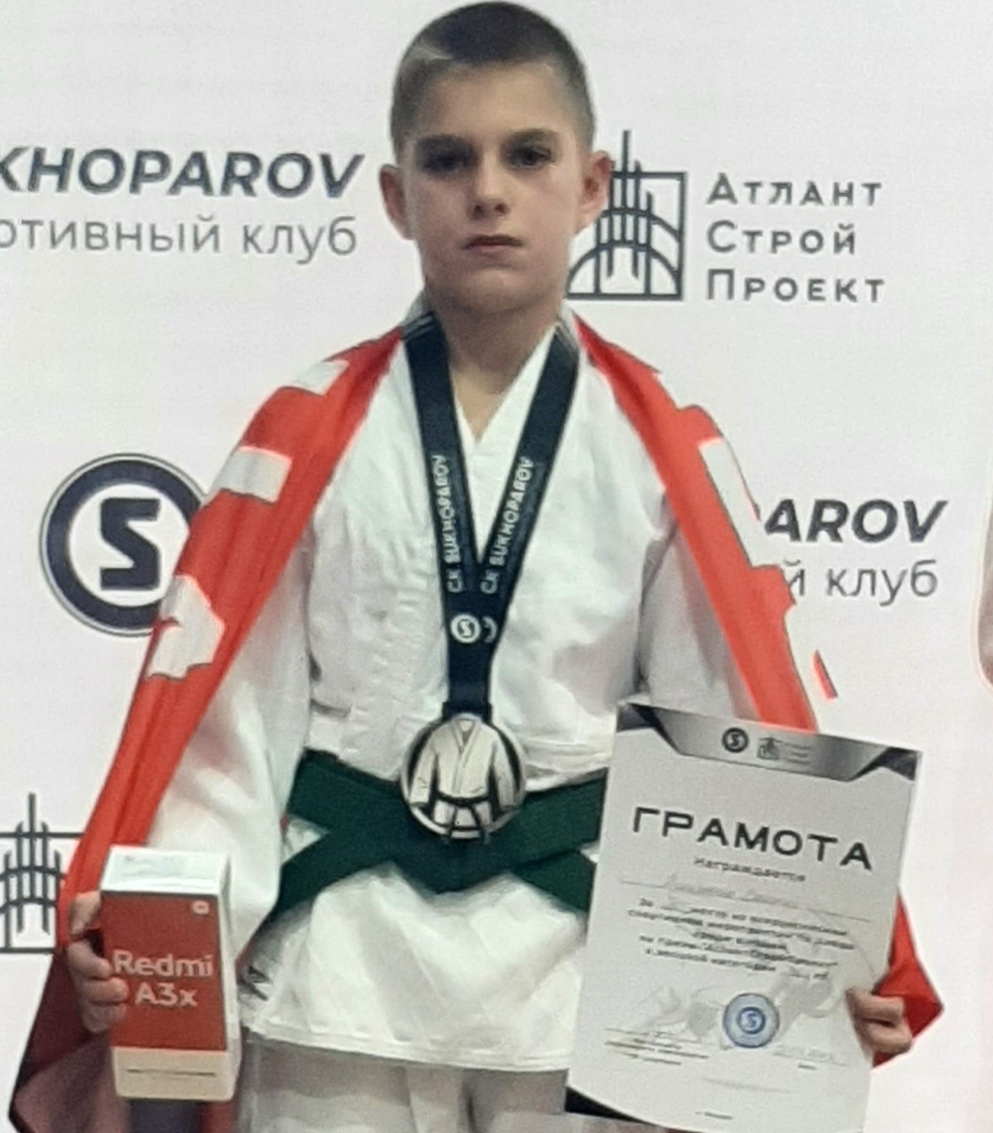 Второе место в открытом турнире по дзюдо занял Речицкий спортсмен Василий Лукьяненко