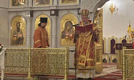 На Брянщине в Клинцовском кафедральном соборе состоялись Пасхальные богослужения