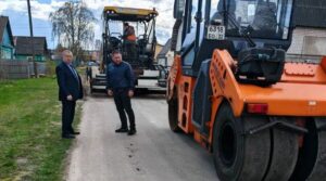 В Жуковке Брянской области завершается капремонт улицы Тельмана