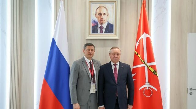 Егор Ковальчук провел встречу с губернатором Санкт-Петербурга Александром Бегловым