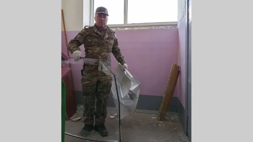 Бойцы батальона «БАРС‑Брянск» помогают устранять последствия террористического удара