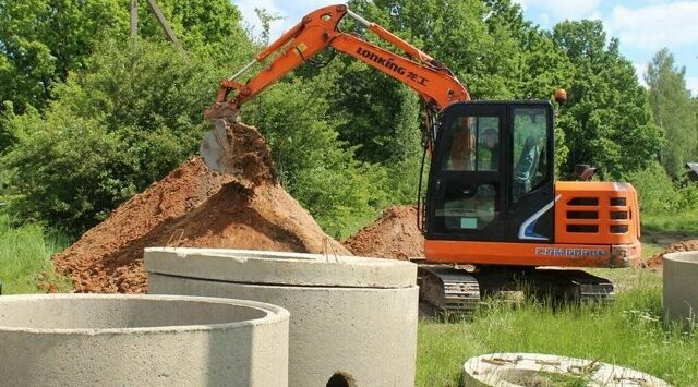 В Клетне Брянской области строят водозаборное сооружение