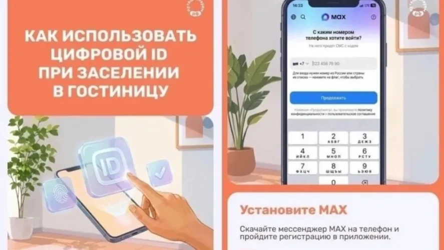 В гостиницы Брянской области можно  заселяться с помощью мессенджера МАКС