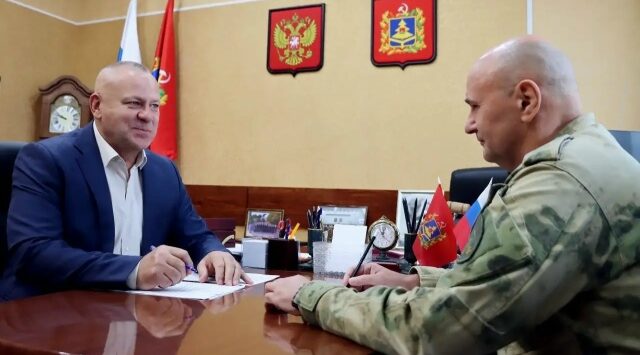 Председатель Брянской областной Думы Валентин Суббот провёл встречу с  Владимиром Редько